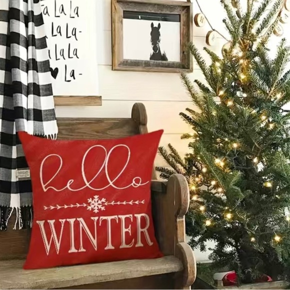 4pcs Christmas Pillowcases,17.7x17.7 Inch, Set Of 4, Pillow Inserts Not Included - Picture 5 of 8